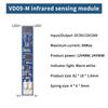 High Sensitivity Capacitive Sensor LED Dimmer DC 12V/24V 4A Solder-free Induction Switch for Hotel Lighting