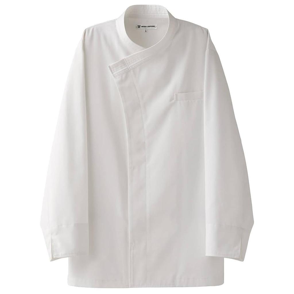Seven Uniform EA3079-0 Coat/Long Sleeve White LL