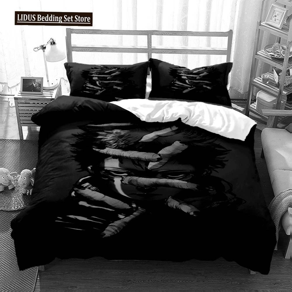 Jujutsu Kaisen Digital Print Polyester Bedding Sets Covers Boys Duvet Cover Set For Teens Bedding Set