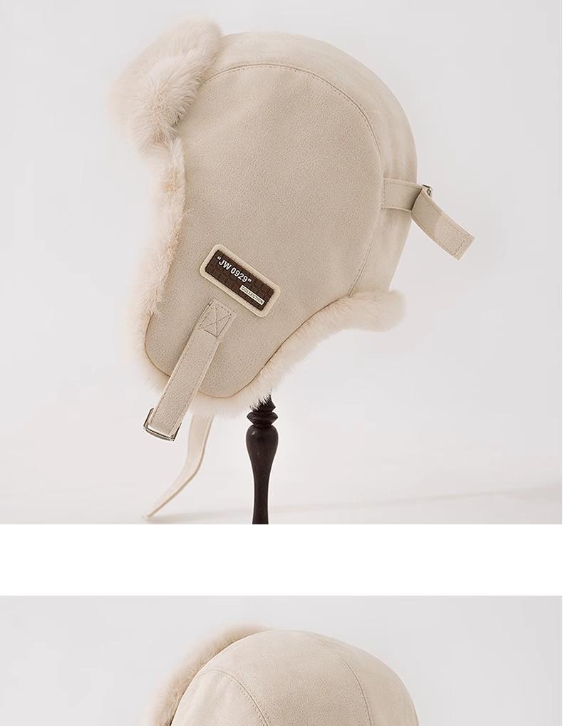 Pălărie Unisex Caldă Lei Feng de Pluș - Protecție Urechi de Iarnă, Rezistentă la Vânt & Îngroșată pentru Vreme Rece