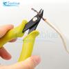Mini Diagonal Pliers Electronic Pliers 3.5'' Wire Cutter Cutting Wires Insulating Rubber Handle Model Pliers with Lock Nipper