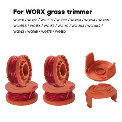 Grass Trimmer Spool Line Coils With Coil Lid Spool Line Cap Set Thread Coil Set For Lawn Mower Grass Trimmer Accessories