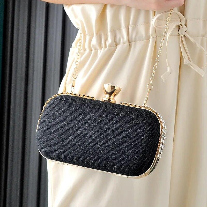 Elmas Tasarımcı Çantalar Lüks Kadınlar Için Crossbody Omuz Çantası Düğün Akşam Cüzdan Küçük Messenger Debriyaj Çanta
