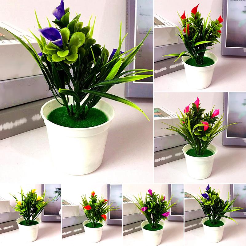 Versatile and Beautiful 5 Artificial Potted Calla Lily Flowers for Sale