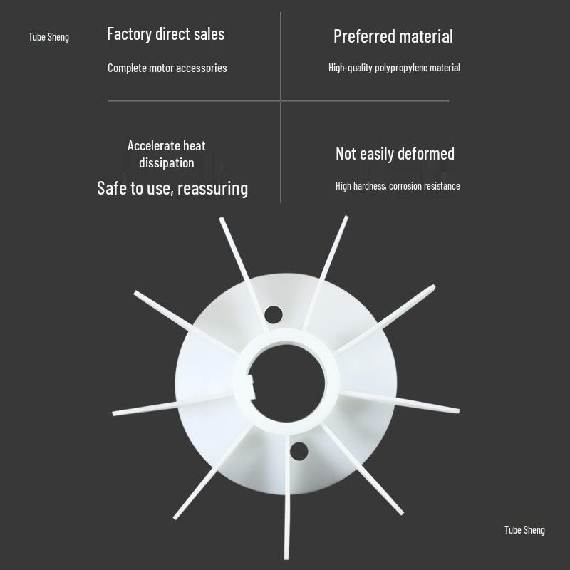 High-Temperature Resistant Y3/YX3 Plastic Cooling Fan Blade 0.55-160KW Energy Saving, New YE3.