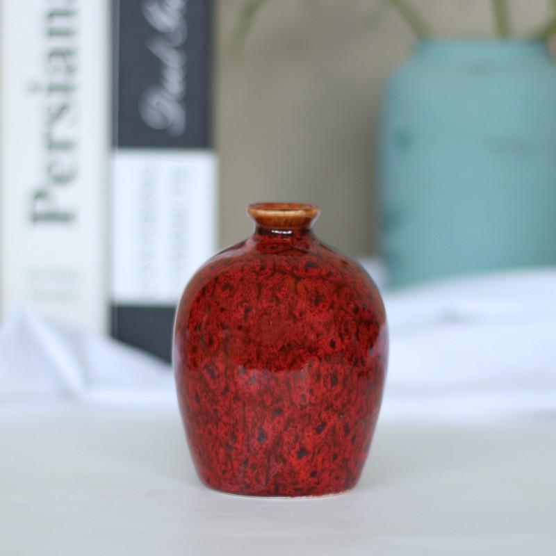 Ceramic Kiln-fired Vase, Aromatherapy Bottle, Hydroponic Flower Container, Mini Flower Holder, Dried Flower Vase, Hydroponic Plant Bottle
