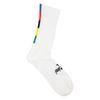 Santini UCI Official High Profile Cycling Socks, White/Arcenciel