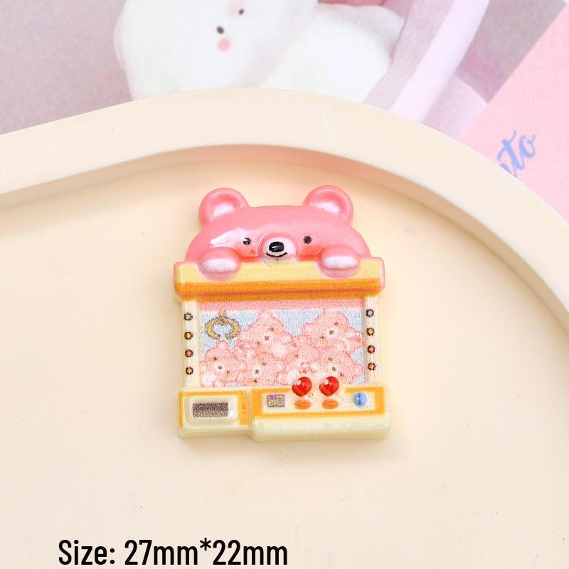 Cute Chicken Cartoon Resin Accessories: Phone Case, Hair Clip, Jewelry DIY Kit
