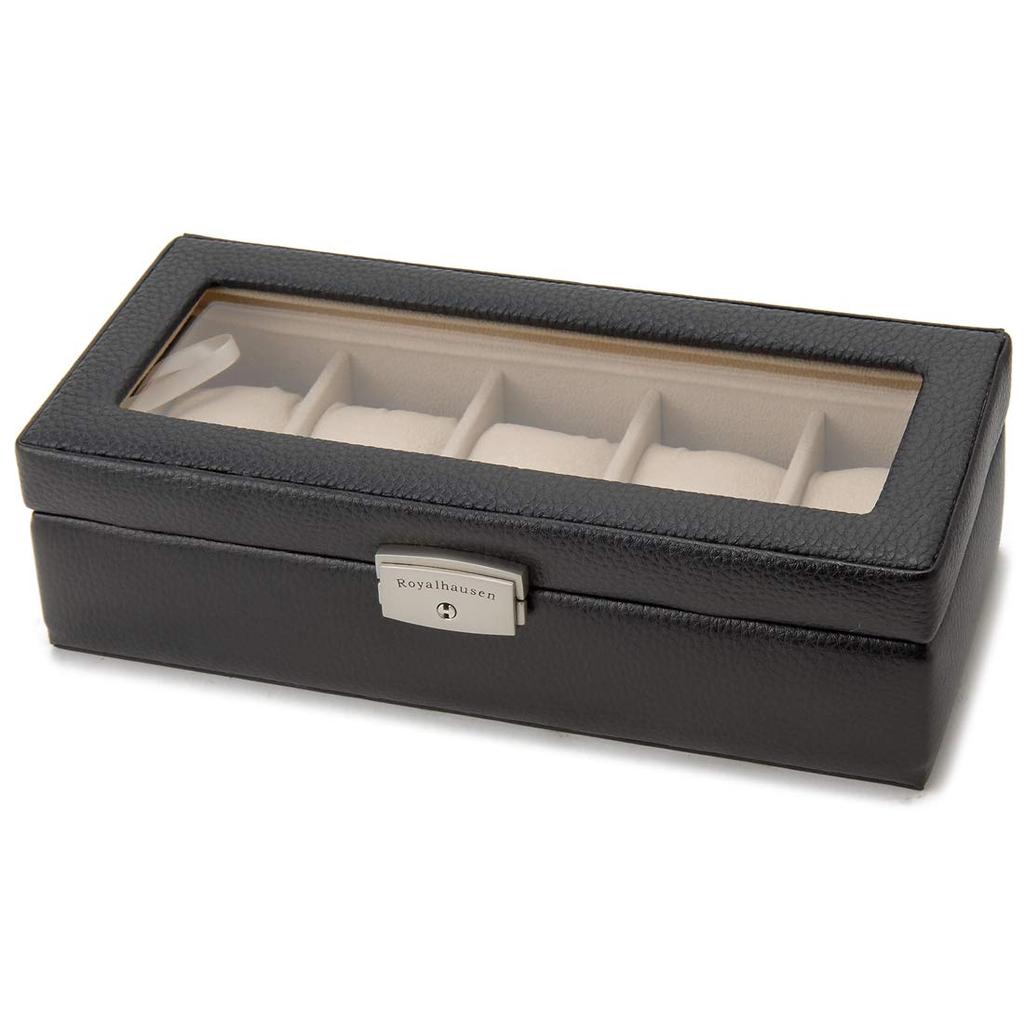 SUNBRAND Cowhide Watch Storage Case for 5 Watches (189994)