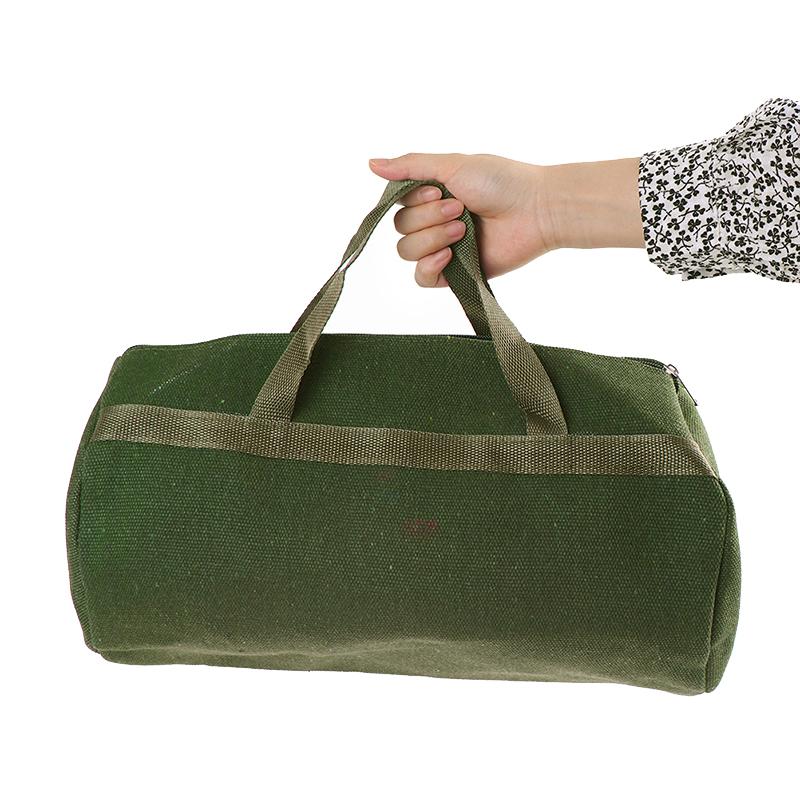 Durable Thicker Canvas Tool Pouch For Electrical Tool Storage Organizer