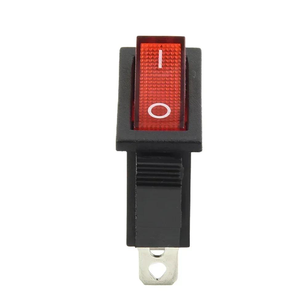 For Household Appliances Rocker Switch Tools High Quality ON-OFF 3Pin Plastic 2nd Gear Rocker Switch Slim Type