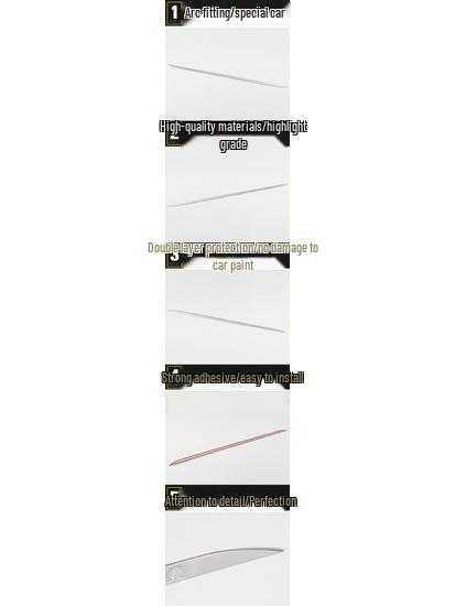 16 Qashqai Tailgate Trim: Trunk Bright Strip & Rear Bumper Scuff Plate.