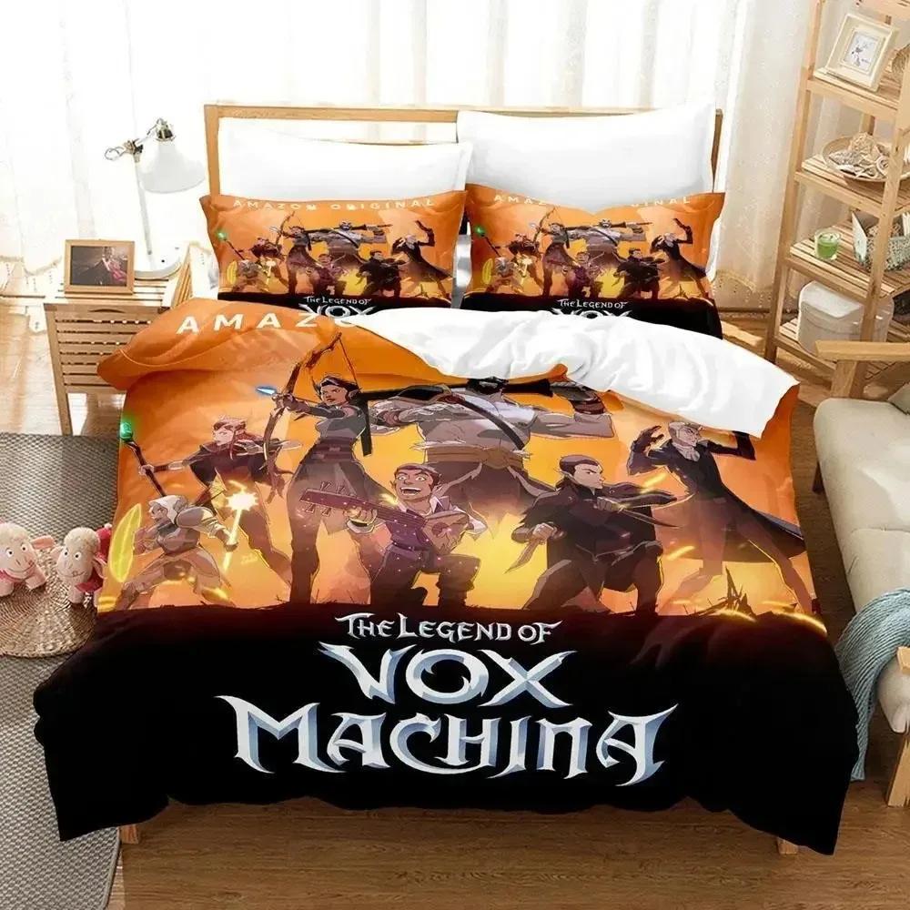 New Legend Of Vox Machina Game Bedding Set Single Twin Full Queen King Size Bed Set Adult Kid Bedroom Duvet Cover Sets 3D Anime