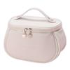 Large Capacity Portable Pu Leather Cosmetic Bag For Women