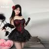 Sex Underwear Retro Cat Court Style Lace Tube Top Vest Bra Pure Waist Can Be Matched with a Tutu Skirt
