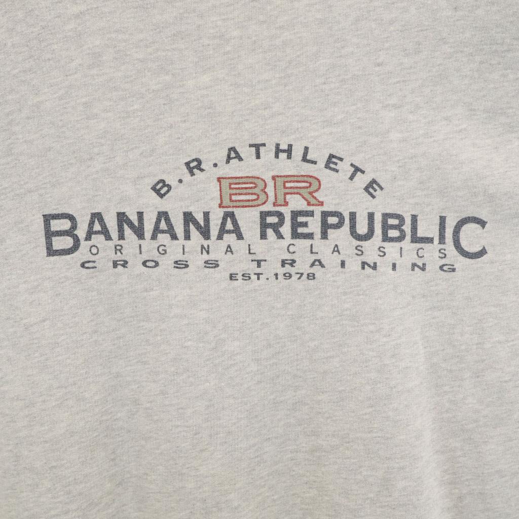 Banana Republic 90s Old Long sleeve sweat trainer S gray Men's Used