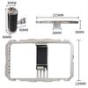 Aluminum Mobile Video Rig with Multiple Mounting Option & Ergonomic Handles Phone Stabilizers Cage set for Steady Shot
