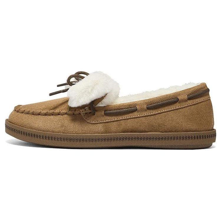 Skechers Comfortable Versatile Loafers Women shoes Brown 167700-CSNT 35