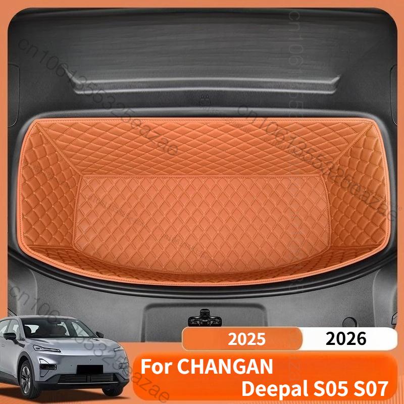 Für CHANGAN Deepal S05 S07 2025 2026 Fachmatte Haube Fach Leder Vollumrandung Schutzpolster