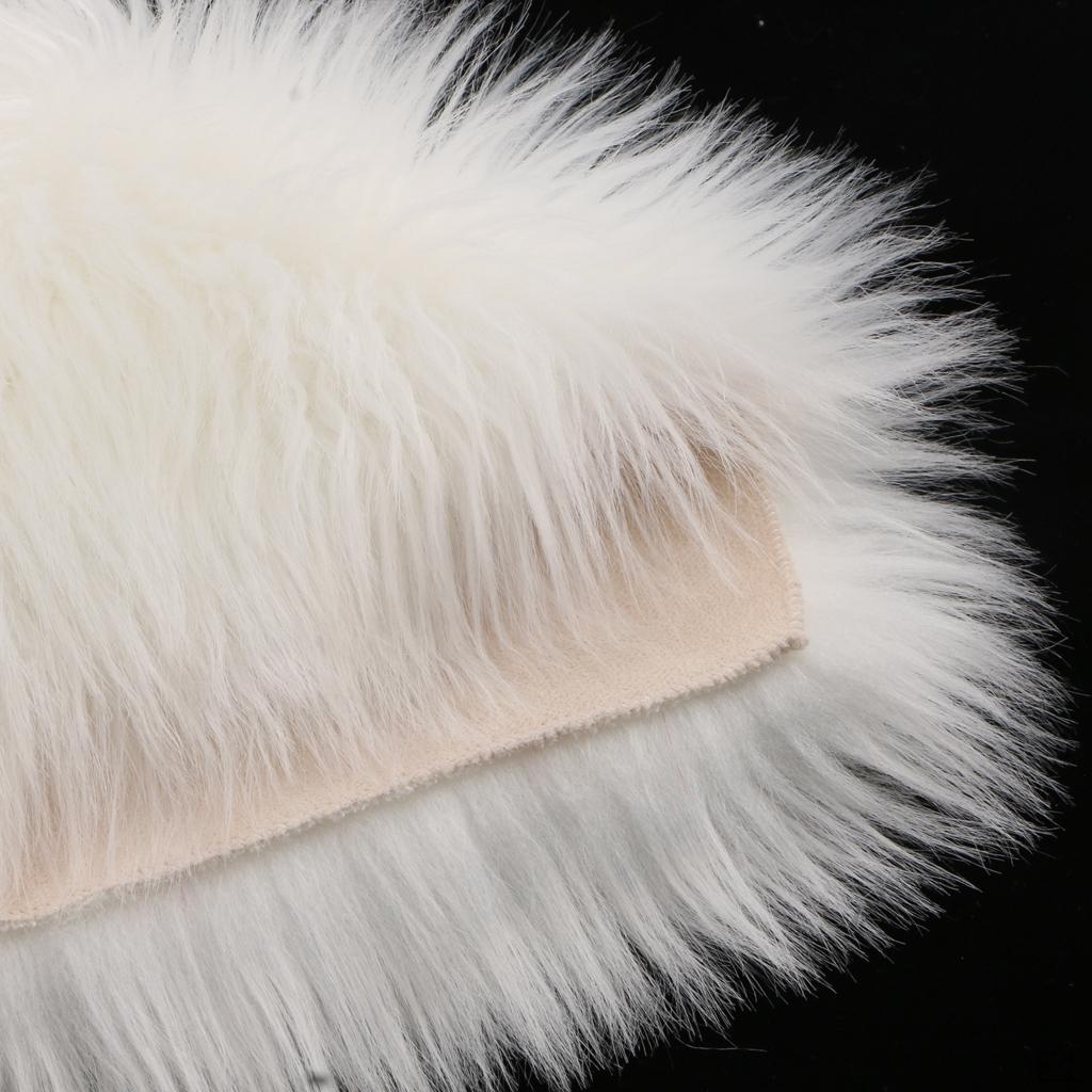 Shape Artificial Area Rug Floor Carpet Living Room Bedside Mat - Non Shed & Long Pile