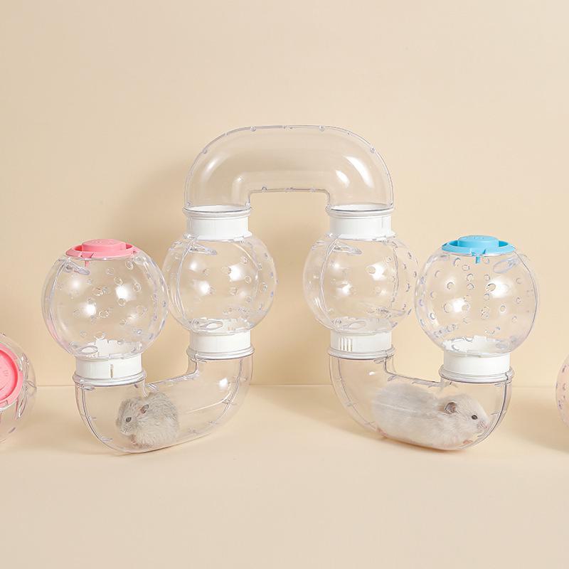 

Золотий ведмідь Хом яковий тунель: DIY трубчастий модуль для клітки та озеленення