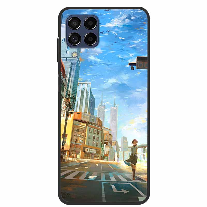 Für Samsung Quantum3 Hülle Blumen TPU Weiches Silikon Rückabdeckung Handyhülle Für Samsung Galaxy Quantum 3 5G Hülle SM-M536S Funda