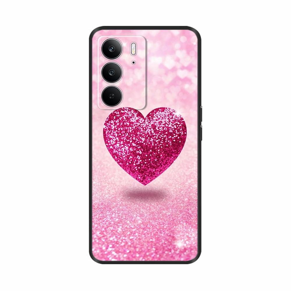Für Realme 14x 5G Hülle Mode Blume Cartoon Weiches Silikon Rückabdeckung Für Oppo Realme 14x 5G 14 X Handyhüllen Schutzhüllen