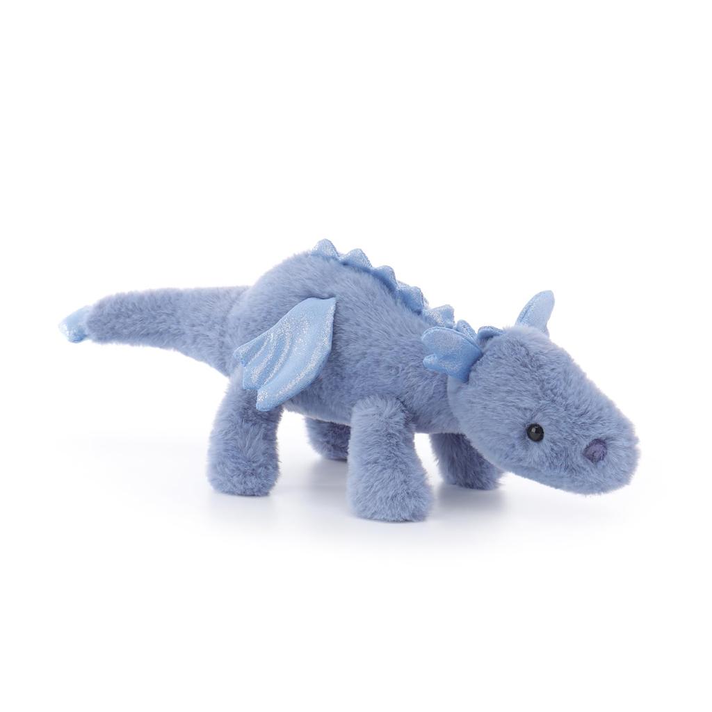 Apricot Lamb Dark Blue Lying Dragon Plush Toy for Soft and Fluffy Dark Blue Lying Dragon for Girls and 38cm Children, Cute, Boys,