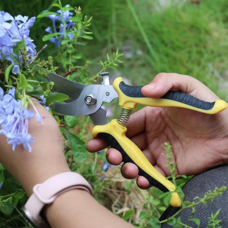 Professional Garden Scissors Stainless Steel Shears Bypass Pruning Tree Thick Branch Trimming Beak Scissors Sharp Hand Pruners