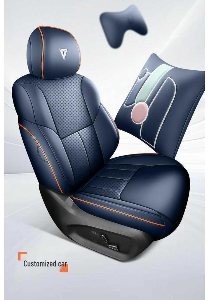 Changan Deep Blue G318 Perforated Leather All-Season Car Seat Cushion Cover