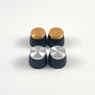 2PCS Guitar String Post Caps Precisions Machined Potentiometers Comfortable Textured Surfaces for Enhancing Playabilitys