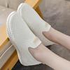 Medium Mother Shoes, Sports Shoes, Lightweight Flat-bottomed Mesh Shoes, Non-slip Soft-soled Summer Fly-woven Breathable Cloth Shoes