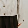 INMAN Women's Barn Style Petal Hem Short Jacket