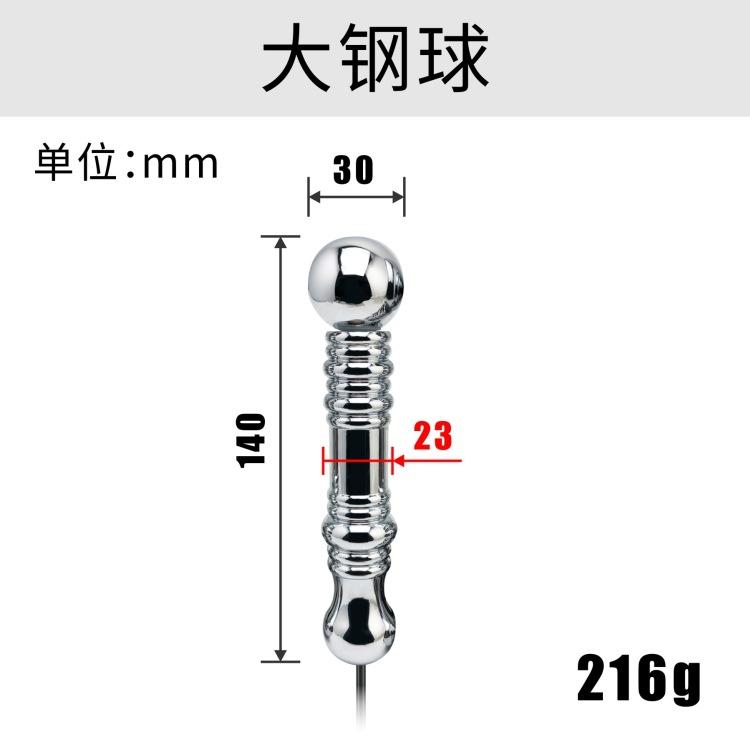 Metal Back Court Electric Shock Anal and Vaginal Plug Back Court Bolt Pulse Physiotherapy Adult Sexual Health Sex Toys