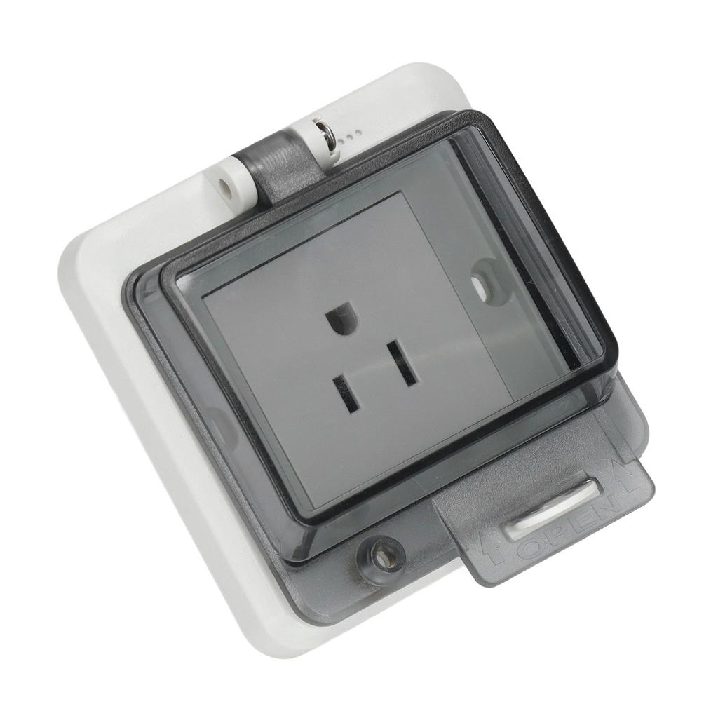 IP66 Waterproof US Standard Socket Sturdy No Deformation Electrical Socket 127V 15A