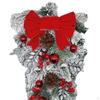 Christmas Wreath Decorative Realistic Garland Front Door for Festival House Wall Window Xmas