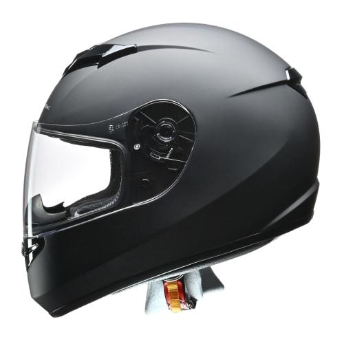 LEAD Motorcycle Helmet Full Face STRAX Matte Black L Size Less than 59-60cm SF-12