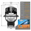 3-Inch Short Led Bifocal Lens Lossless Single Lamp Cup Lens Modified Car Car Light Upgraded Lighting System