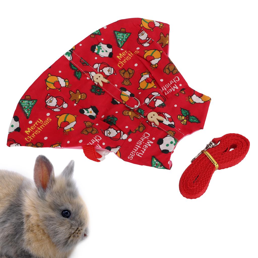 Rabbits Vest Lsh Cute   Brthable Bunny Clothes with Traction Rope for Guin Pigs Hedgehogs