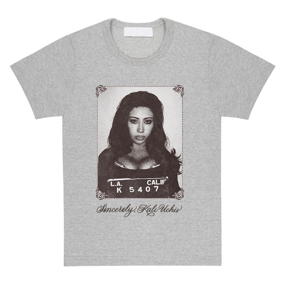 KALI UCHIS Sincerely Photo T-Shirt Short Sleeve Cotton T Shirt Graphic Printing Clothing Unisex Streetwear Women Tshirts