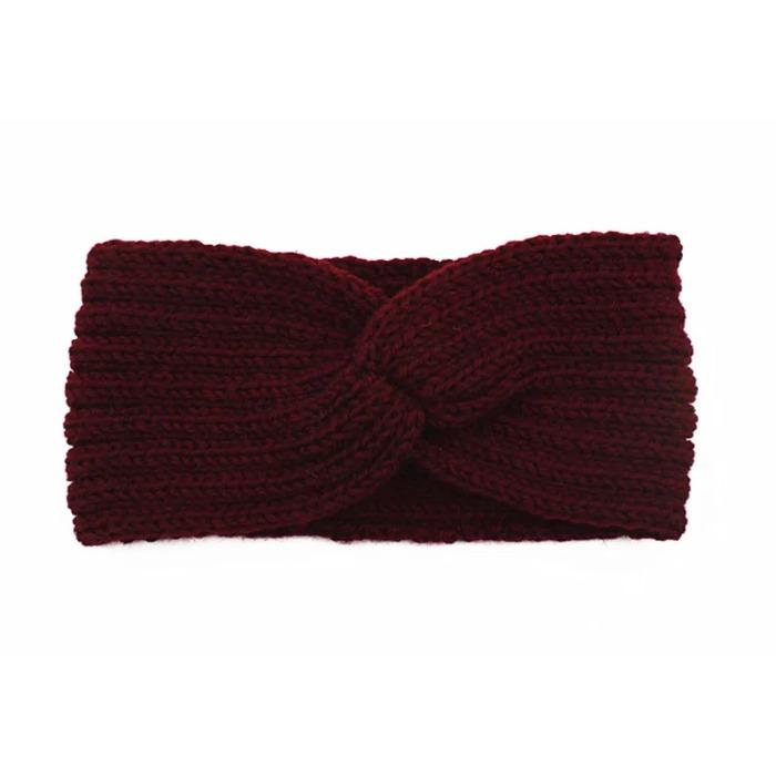 Winter Warmer Ear Knitted Headband Turban For Lady Women Elastic Wool Hairband Wide Stretch Headwear Headwrap Hair Accessories