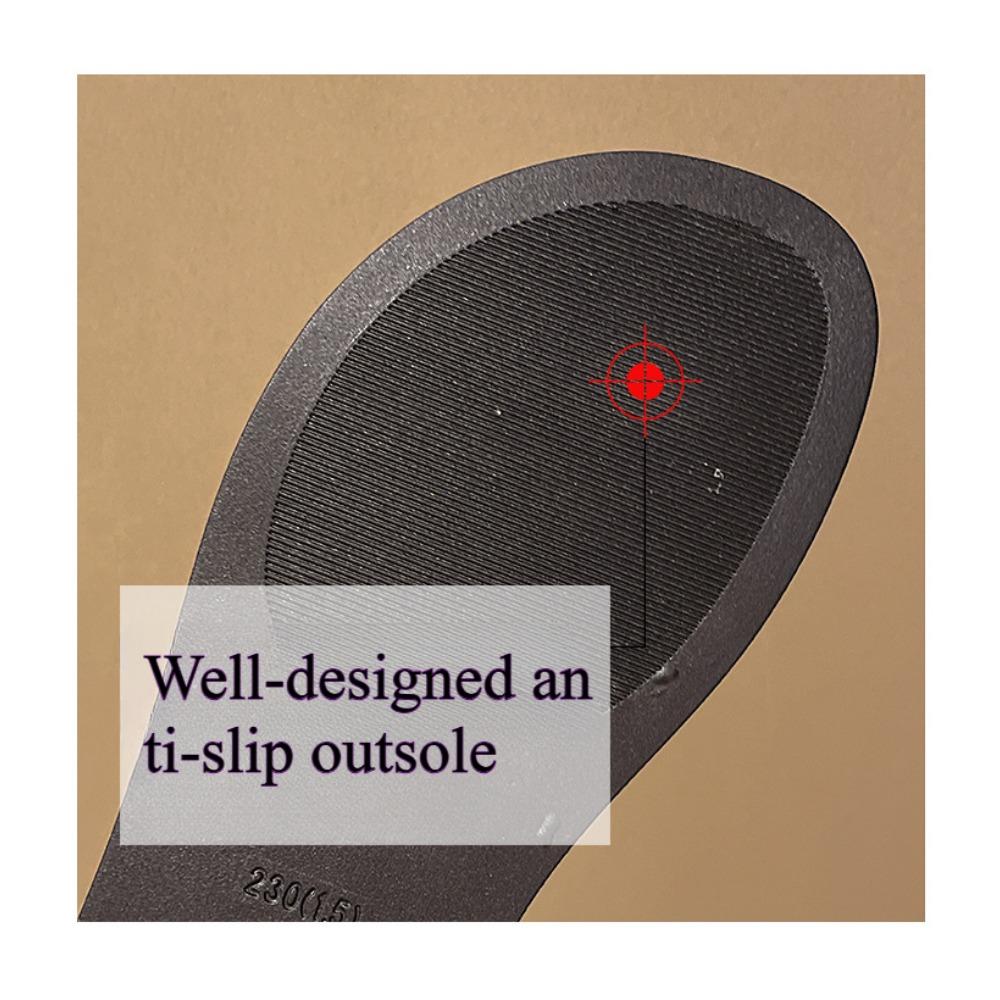 JMXD-Flat Bottom Cool Slippers Female Summer Wear, Rhinestone Fairy Wind Soft Bottom Non-slip Toe Beach One-word Drag