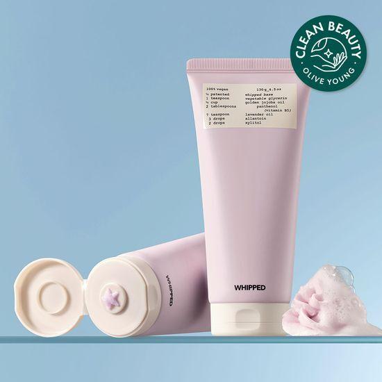 WHIPPED Vegan Pack Cleanser Tube 130g (Choose 1 of 6 types)
