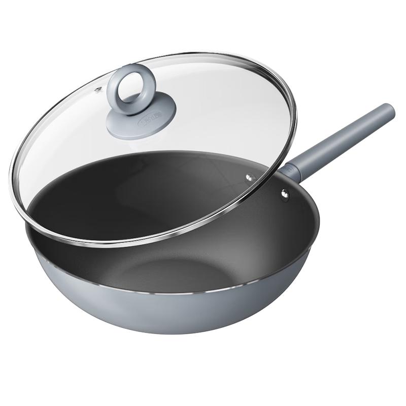 

Sanhe 32cm Titanium Alloy Uncoated Wok
