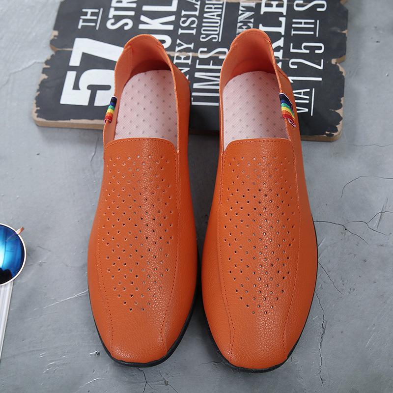 мода Мужские мокасины Dwayne Модные мокасины ручной работы из мягкой кожи — фото 8