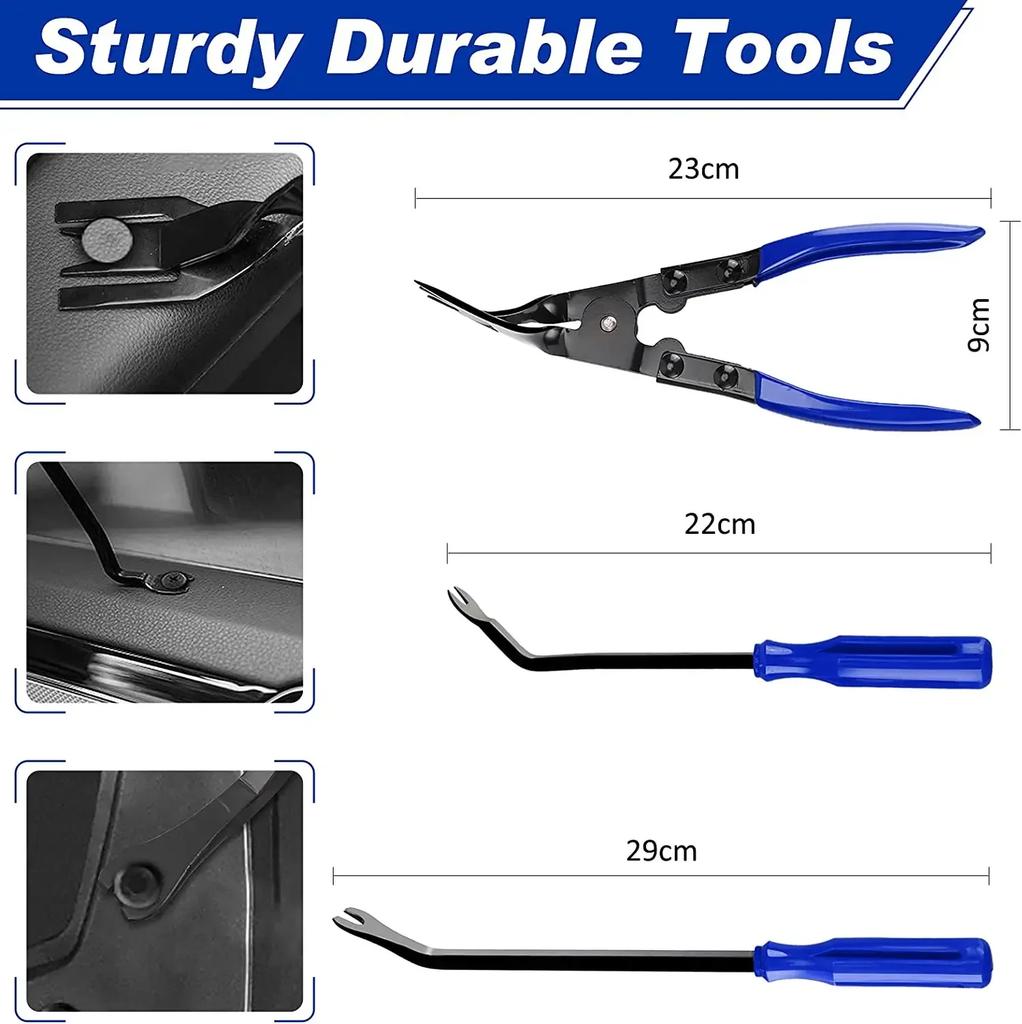 NEW 200PCS/Set Car Trim Removal Tool Pry Kit Car Panel Tool Stereo Removal Tool Kit Auto Hand-held Disassembly Tools