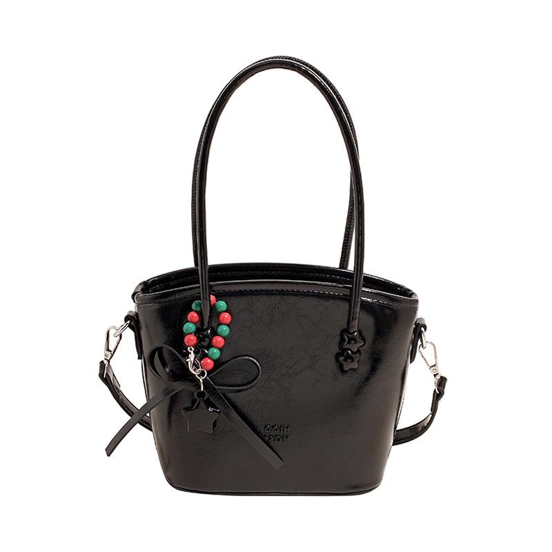 Innovative Sense Kleine Bucket Bag für Damen 2025 - Vielseitige Retro Umhängetasche mit einem Schulterriemen