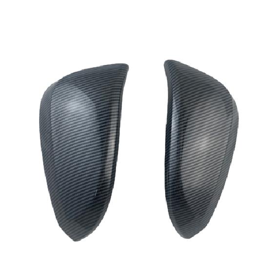 Carbon Fiber Look Rearview Mirror Cover Trim For 2015- Toyota Hilux Revo