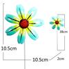 Garden Home Outdoor Iron Flower Stakes Garden Stakes 1PCS