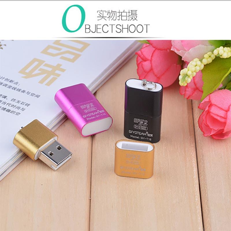 Portable Usb Mini 20 Micro Sd Tf Tflash Memory Card Reader Adapter Flash Drive